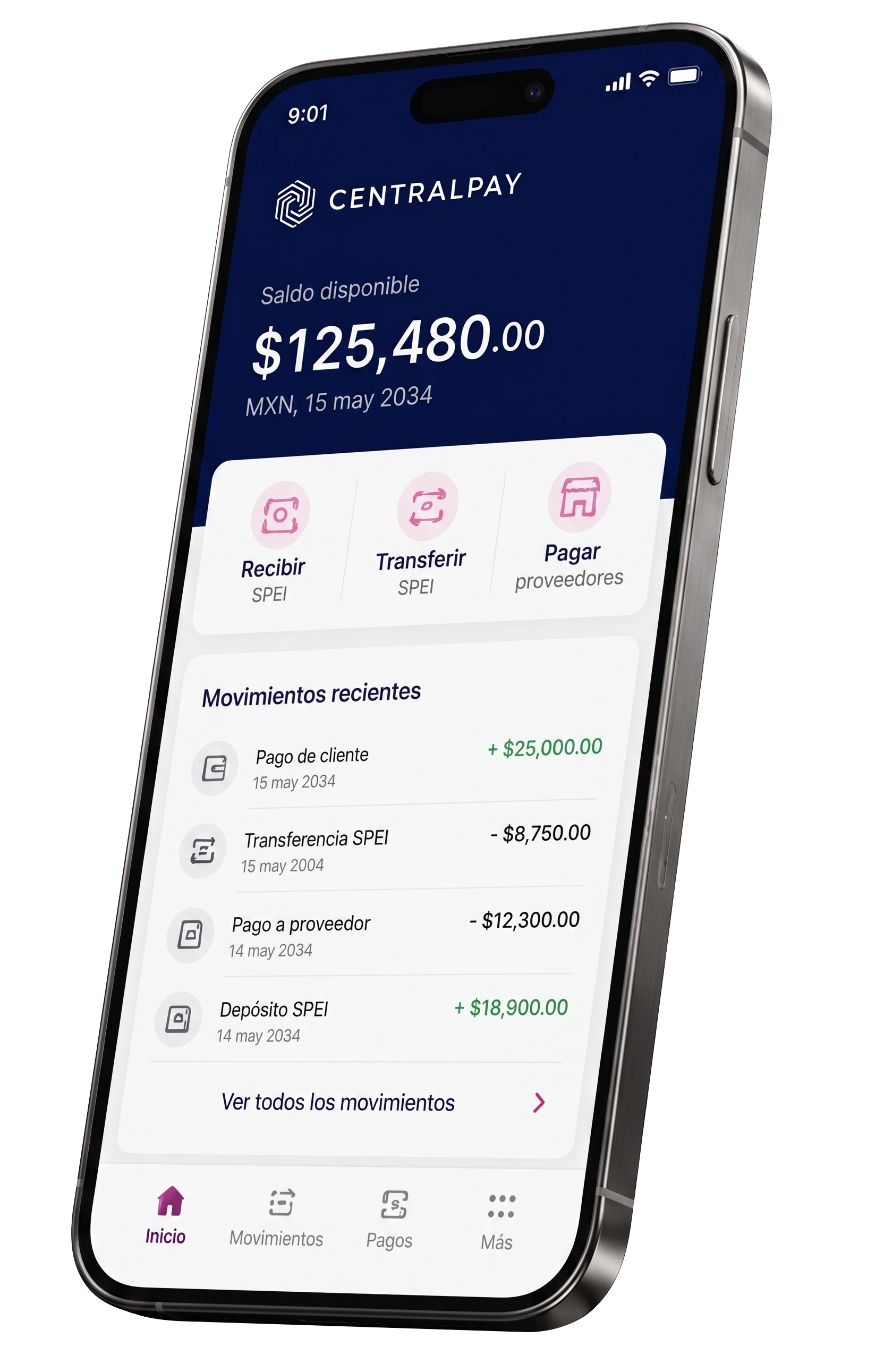 Aplicación CentralPay